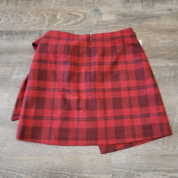 NWT WILFRED | Aritzia Dorine Skirt Wool Plaid | Sz. 0 - Picture 6 of 6